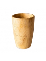 Vaso con pajita de Madera de Bambú - Aúpa Organics