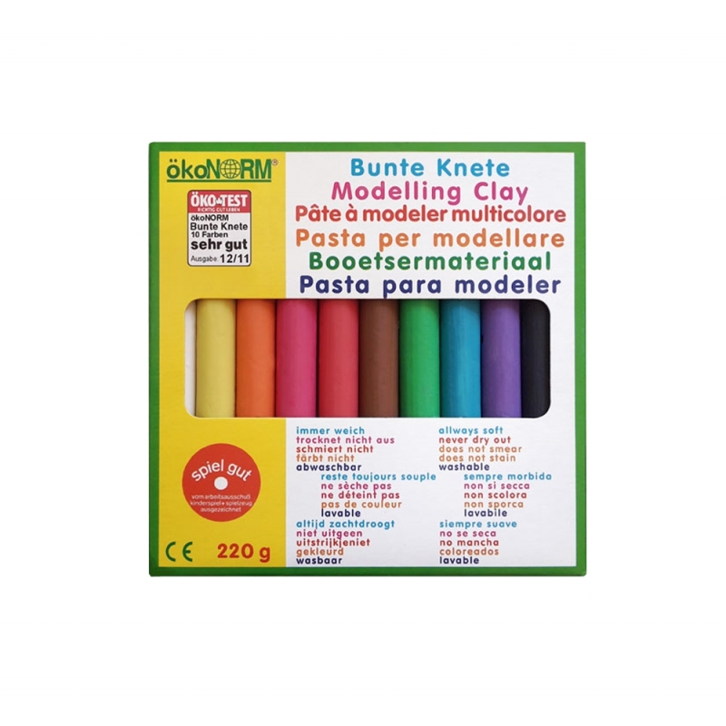 Plastelina Ecológica - Pack 10 Colores