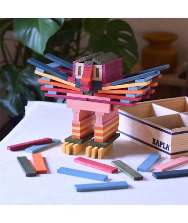 Juego de construcción KAPLA Caja 100 piezas Octocolor - Aúpa Organics