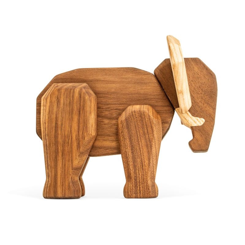 Padre Elefante Magnético de Madera FableWood - Aúpa Organics