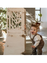 Torre de aprendizaje Montessori convertible CYATHEA - Aúpa Organics 