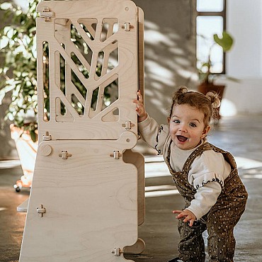 Torre de aprendizaje Montessori convertible CYATHEA - Aúpa Organics 