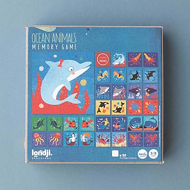 Ocean Animals. Juego de Memoria de Londji - Aúpa Organics