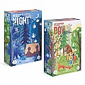 Puzzle reversible de 54 piezas Night&Day in the Forest de Londji - Aúpa Organics