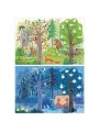 Puzzle reversible de 54 piezas Night&Day in the Forest de Londji - Aúpa Organics