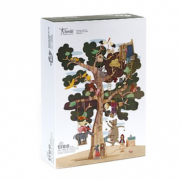 Puzzle reversible de 50 piezas My Tree de Londji - Aúpa Organics