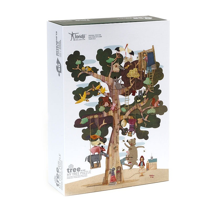 Puzzle reversible de 50 piezas My Tree de Londji - Aúpa Organics