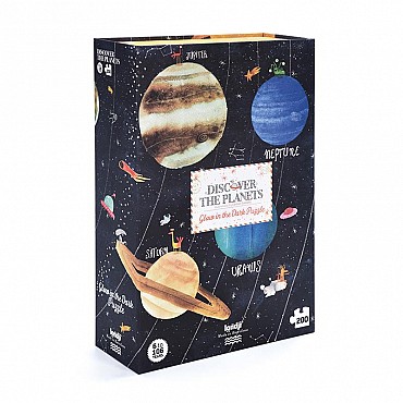 Puzzle de 200 piezas Discover the Planets de Londji - Aúpa Organics