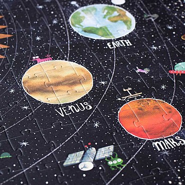 Puzzle de 200 piezas Discover the Planets de Londji - Aúpa Organics