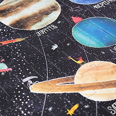 Puzzle de 200 piezas Discover the Planets de Londji - Aúpa Organics