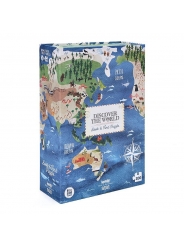 Puzzle de 200 piezas Discover the World de Londji - Aúpa Organics