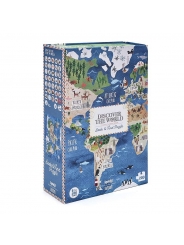 Puzzle de 200 piezas Discover the World de Londji - Aúpa Organics