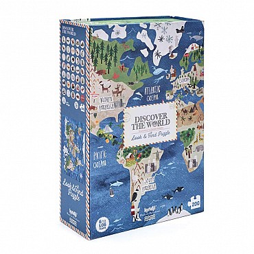 Puzzle de 200 piezas Discover the World de Londji - Aúpa Organics