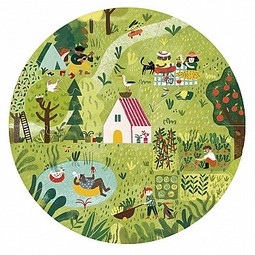 4 Puzzles de 10 piezas A home for nature de Londji - Aúpa Organics