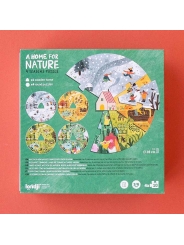 4 Puzzles de 10 piezas A home for nature de Londji - Aúpa Organics