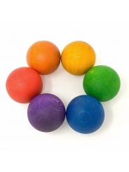 Bolas de Madera Arco Iris - Grapat