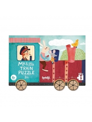 10 Puzzles de 3 piezas My Little Train de Londji - Aúpa Organics