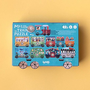 10 Puzzles de 3 piezas My Little Train de Londji - Aúpa Organics