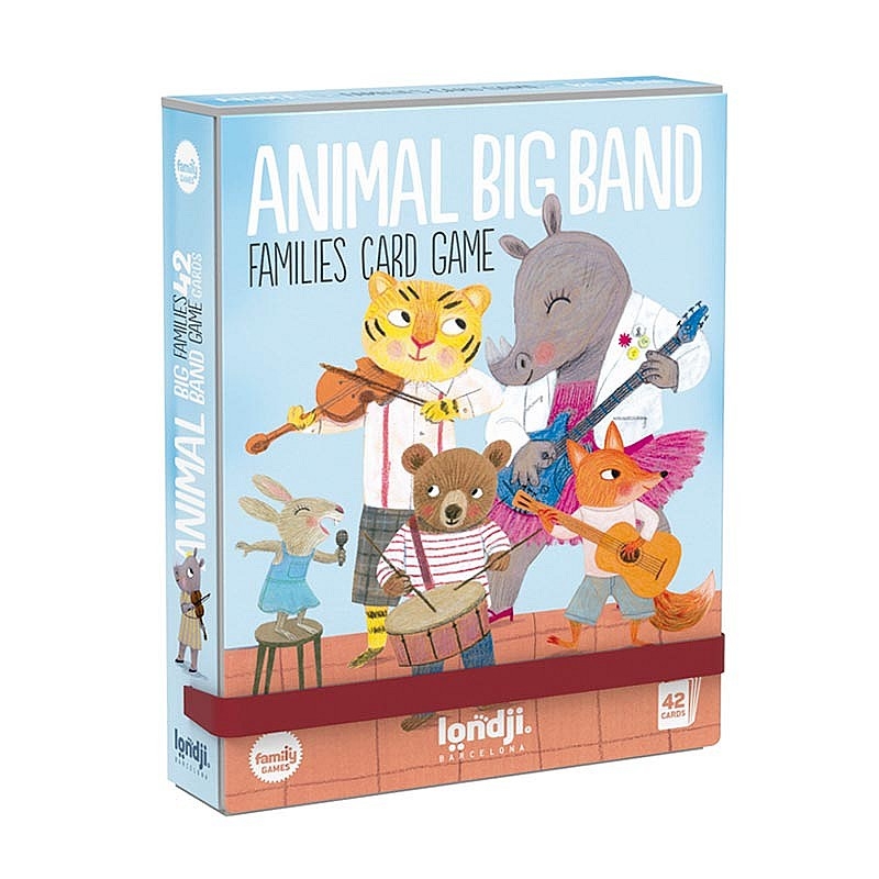 Animal Big Band.  Juego de Cartas Clásico de Londji - Aúpa Organics