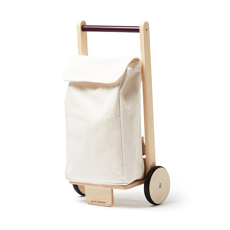 Carrito de Compras de Juguete de Madera de Kid's Concept - Aúpa Organics