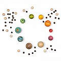 Dear Univers, Planetas y Estrellas de Madera de Grapat - Aúpa Organics