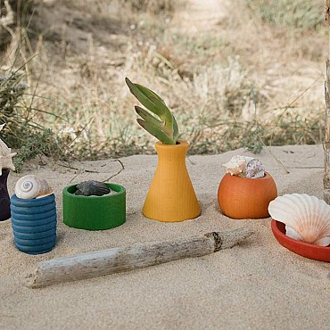 Pots, Recipientes de Madera de Grapat - Aúpa Organics