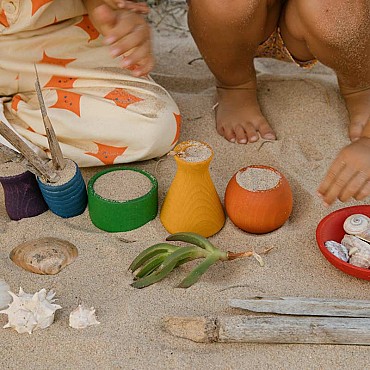 Pots, Recipientes de Madera de Grapat - Aúpa Organics