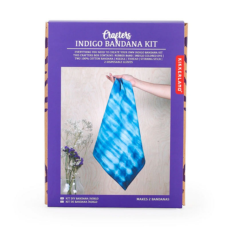 Kit " Crea tu bandana índigo" - Kikkerland Juego KIK_CR12