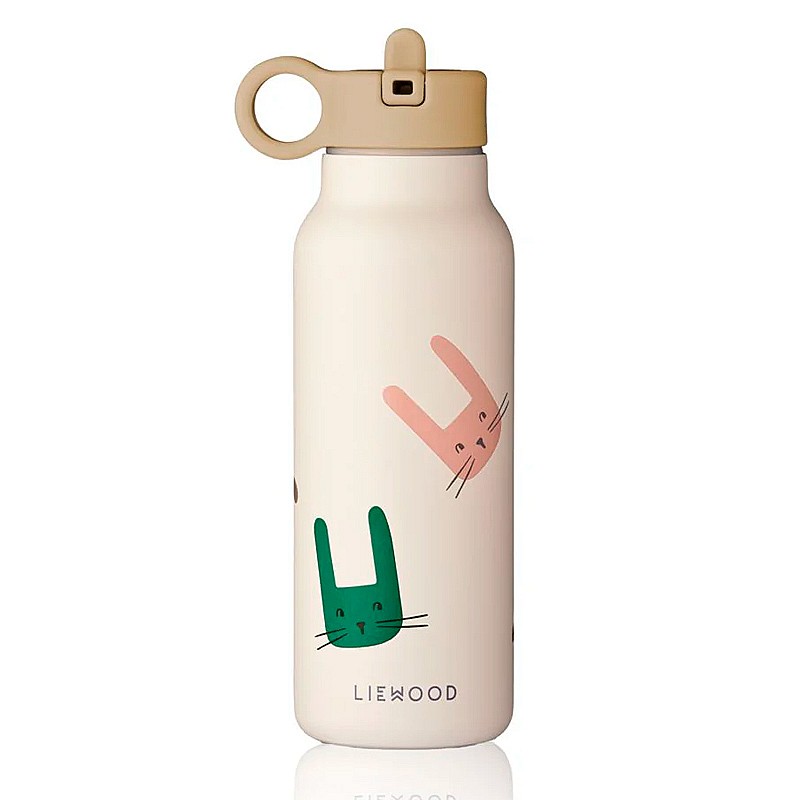 Botella Térmica de Acero Inoxidable 350 ml Liewood - Bunny Para Comer LW_19617B