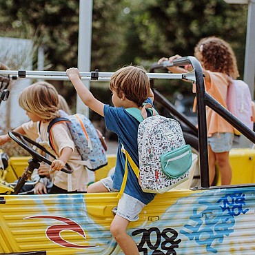 Mochila Infantil de Poliéster Reciclado de Hello Hossy - Aúpa Organics