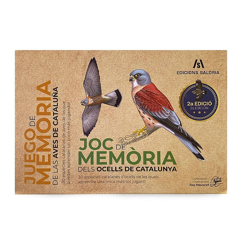 Juego de Memoria de las Aves de Cataluña - Àlex Mascarell Puzzles y Juegos de Mesa AM_644661