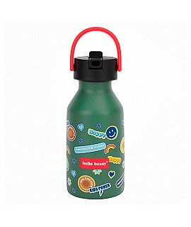 Botella Térmica de Acero Inoxidable 350 ml Hello Hossy - Smiley Para Comer HH_BOTSMI