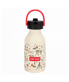 Botella Térmica de Acero Inoxidable 350 ml Hello Hossy - Jungly Para Comer HH_BOTJUNG