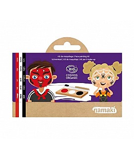 Kit de Maquillaje Infantil - Rojo, Blanco y Negro Juego NK_L10005