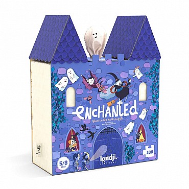 Puzzle Reversible y Luminiscente de 100 piezas Enchanted de Londji - Aúpa Organics