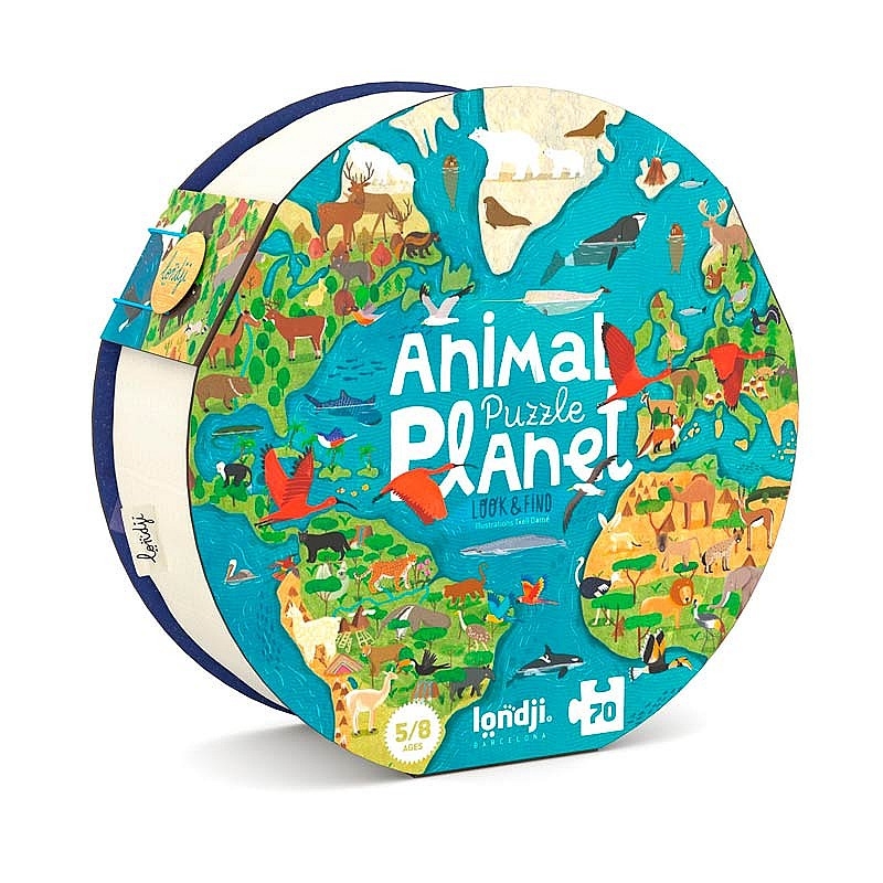 Puzzle de 70 piezas Animal Planet de Londji - Aúpa Organics