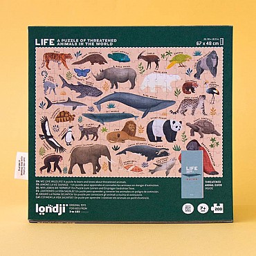 Puzzle de 200 piezas Life de Londji - Aúpa Organics