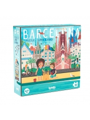 Puzzle de Bolsillo de 50 piezas Barcelona Sorra de Londji - Aúpa Organics