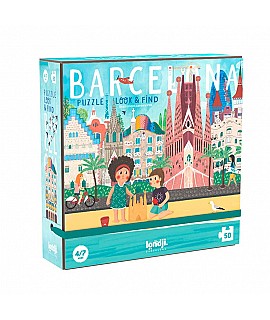 Puzzle de 50 piezas Barcelona Sorra - Londji Juego LJ_PZ609U