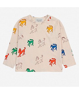 Camiseta Baby Wonder Horse - Bobo Choses Moda BC_AB015