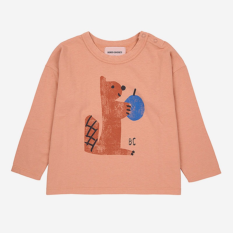 Camiseta Baby Hungry Squirrel - Bobo Choses Moda BC_AB017