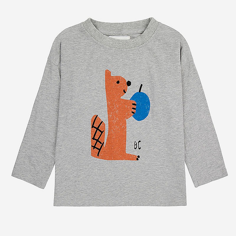 Camiseta Kid Hungry Squirrel - Bobo Choses Moda BC_AC018