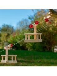 Gran Teleférico Doble Juguete educativo y de aventura - Aúpa Organics