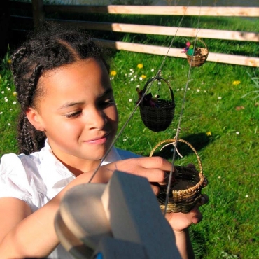 Teleférico de 2 Cestas Juguete educativo y de aventura - Aúpa Organics