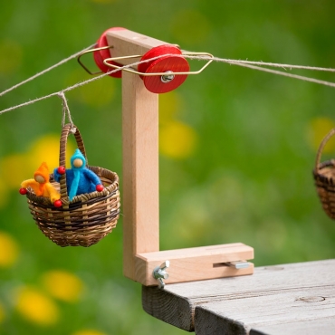 Soporte para Teleférico 2 Cestas - Amplía la diversión - Aúpa Organics