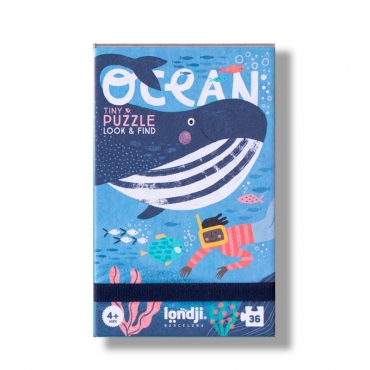 Tiny Puzzle de 36 piezas Ocean - Aúpa Organics