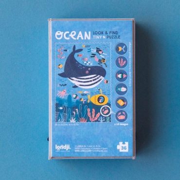 Tiny Puzzle de 36 piezas Ocean - Aúpa Organics