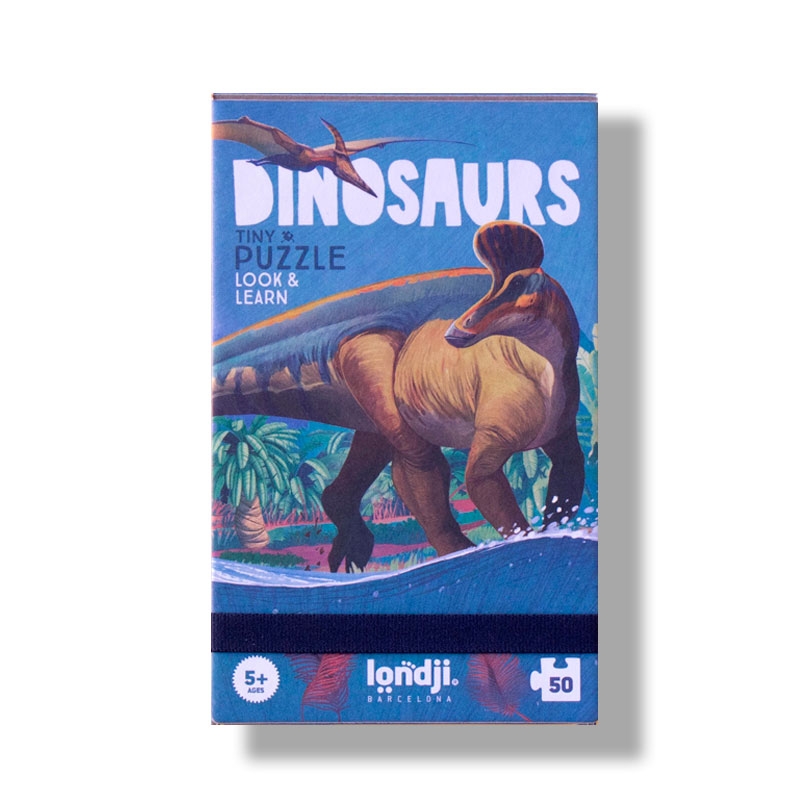 Tiny Puzzle de 50 piezas Dinosaurs - Aúpa Organics